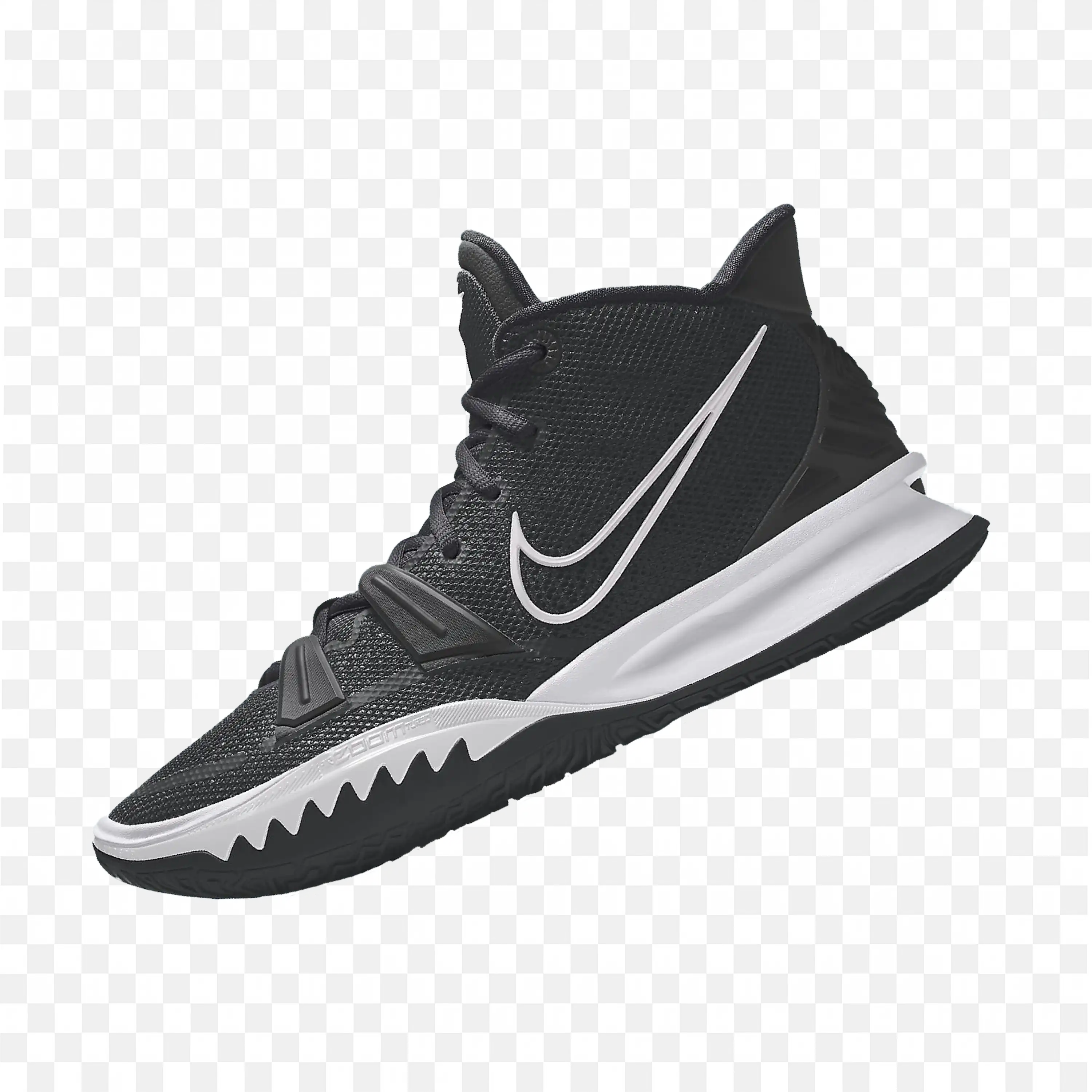 Black Nike Sports Shoe Shown in Side View Hd Free PNG Image