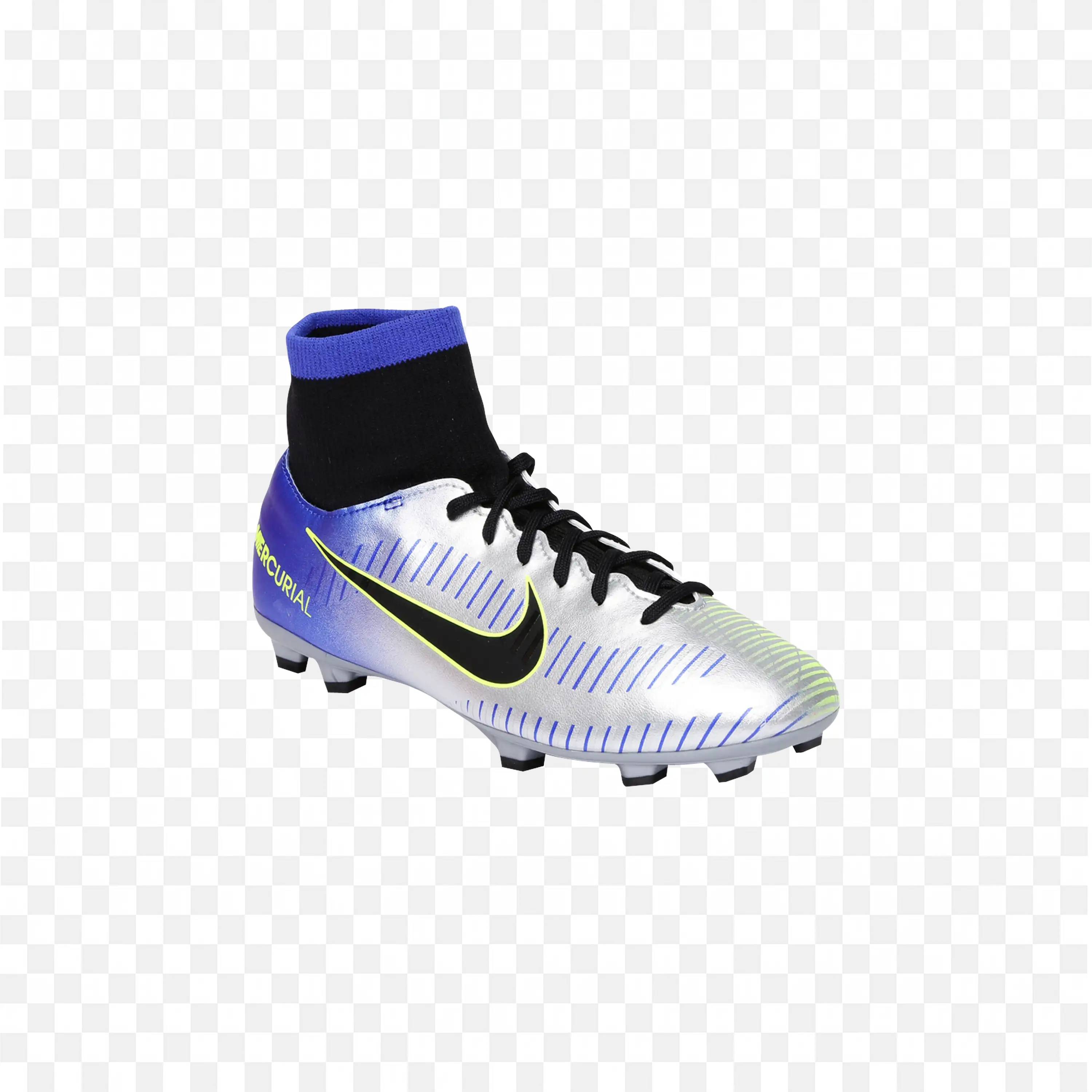 Blue And White Soccer Cleats Download the Free PNG Image