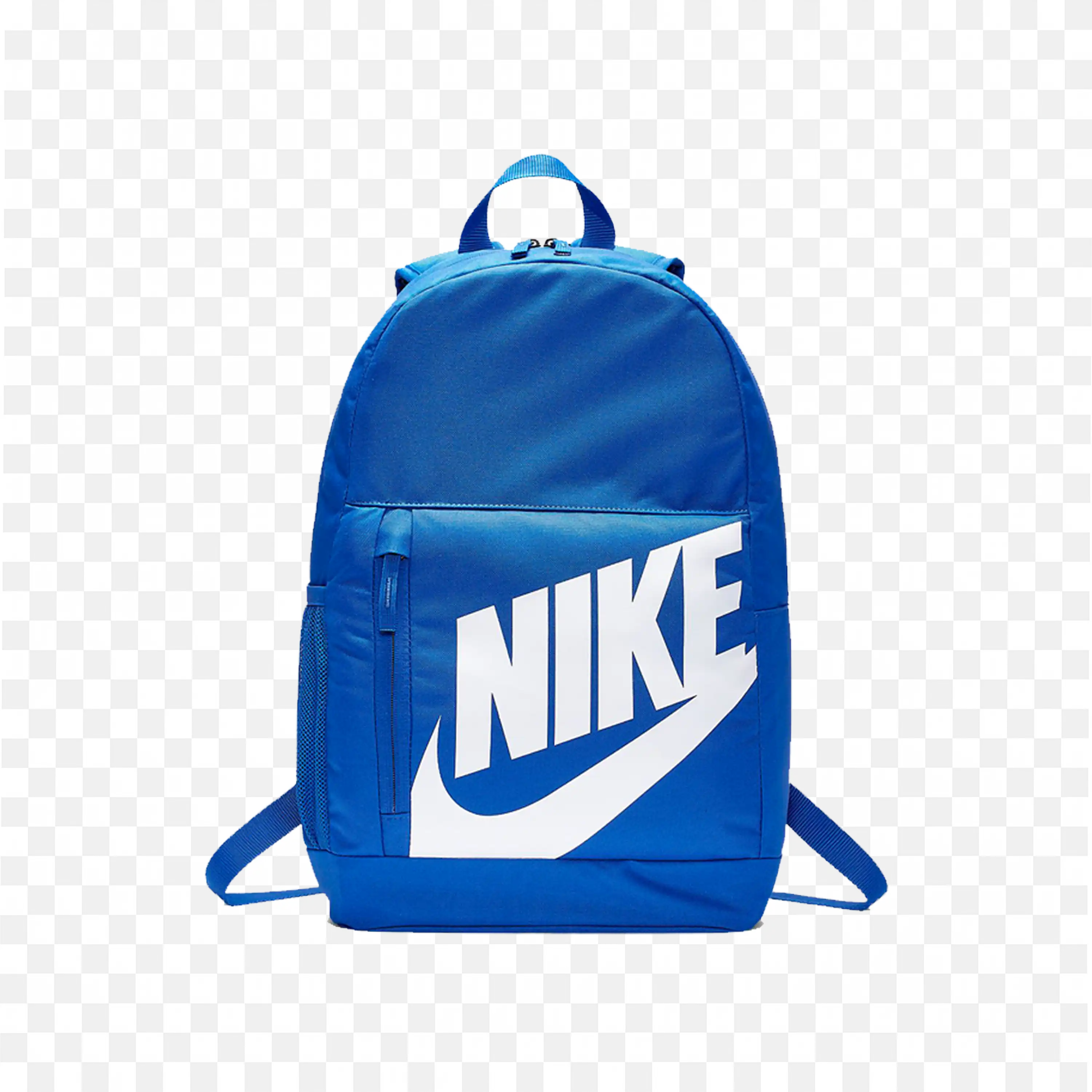Blue Nike Backpack Bag with White Logo Download Free PNG