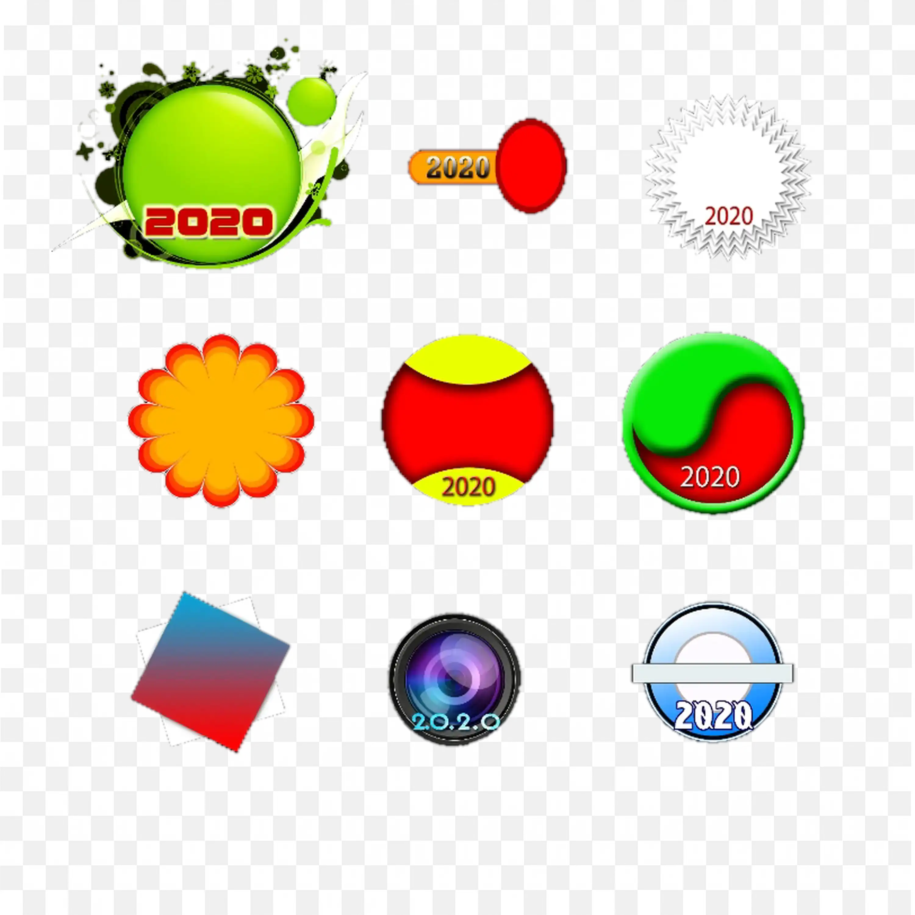 Colorful Sports Game Icons Including Football PNG Image