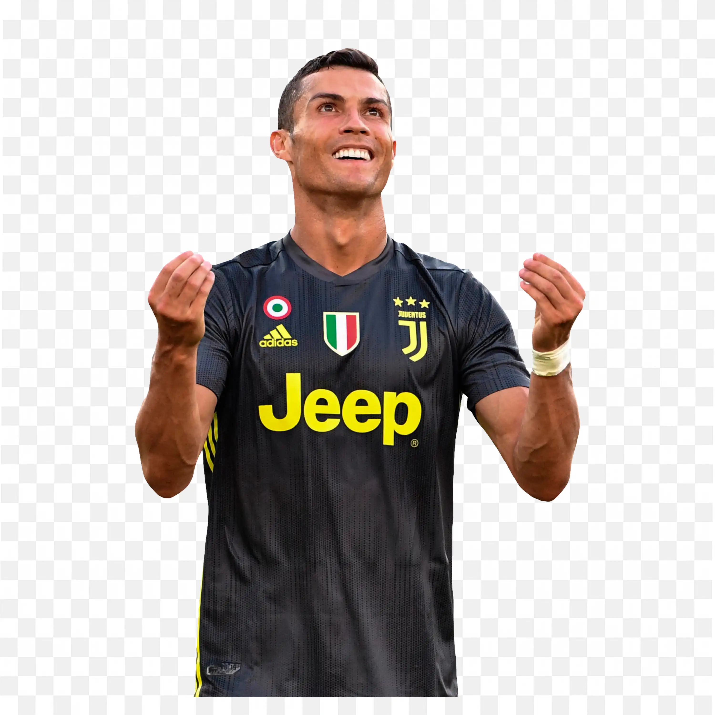 Cristiano Ronaldo Flexes Muscles Celebrating After a Goal