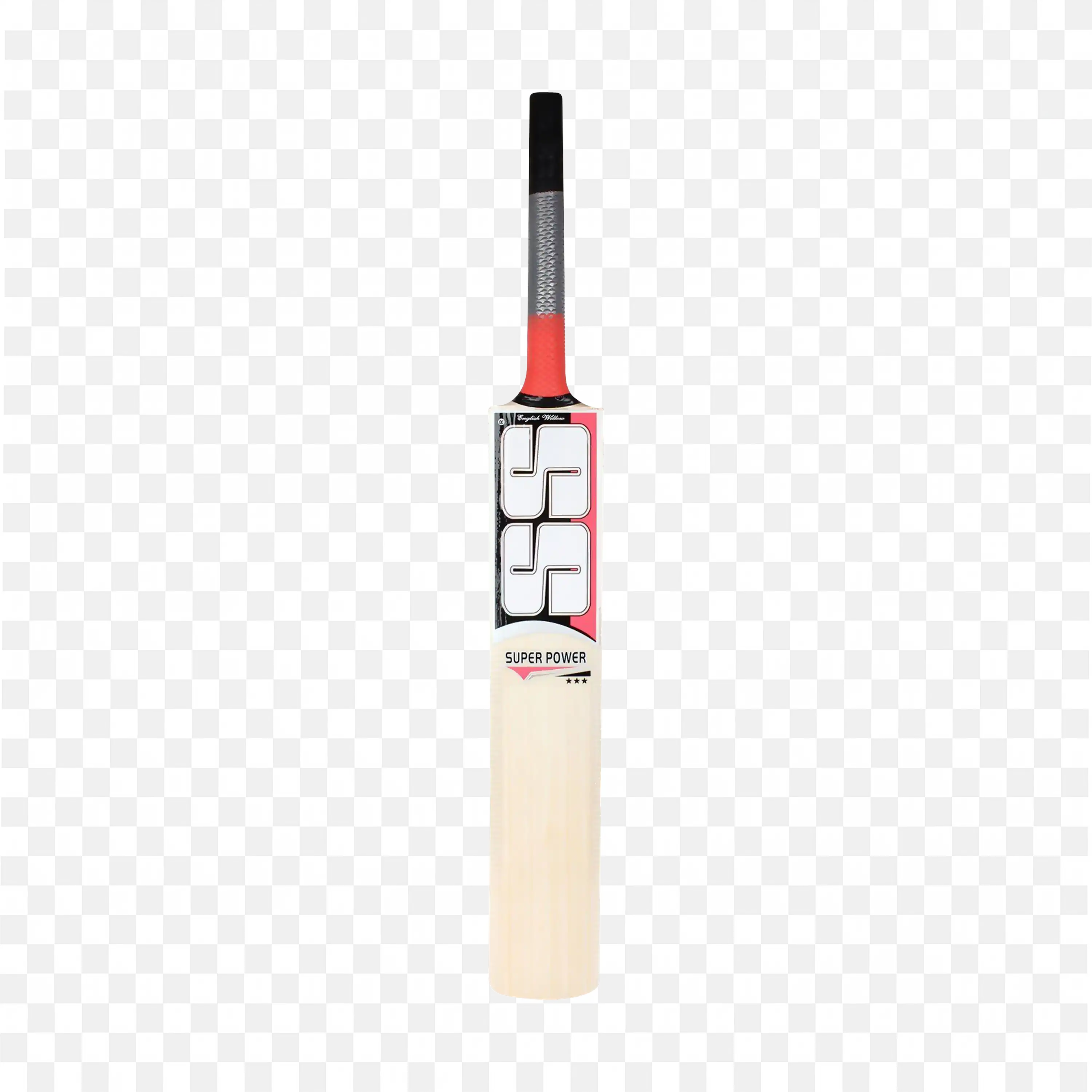 English Willow Cricket Bat with Ss Logo Hd Free PNG Image
