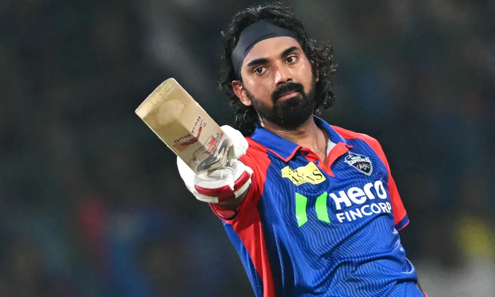 KL Rahul batting