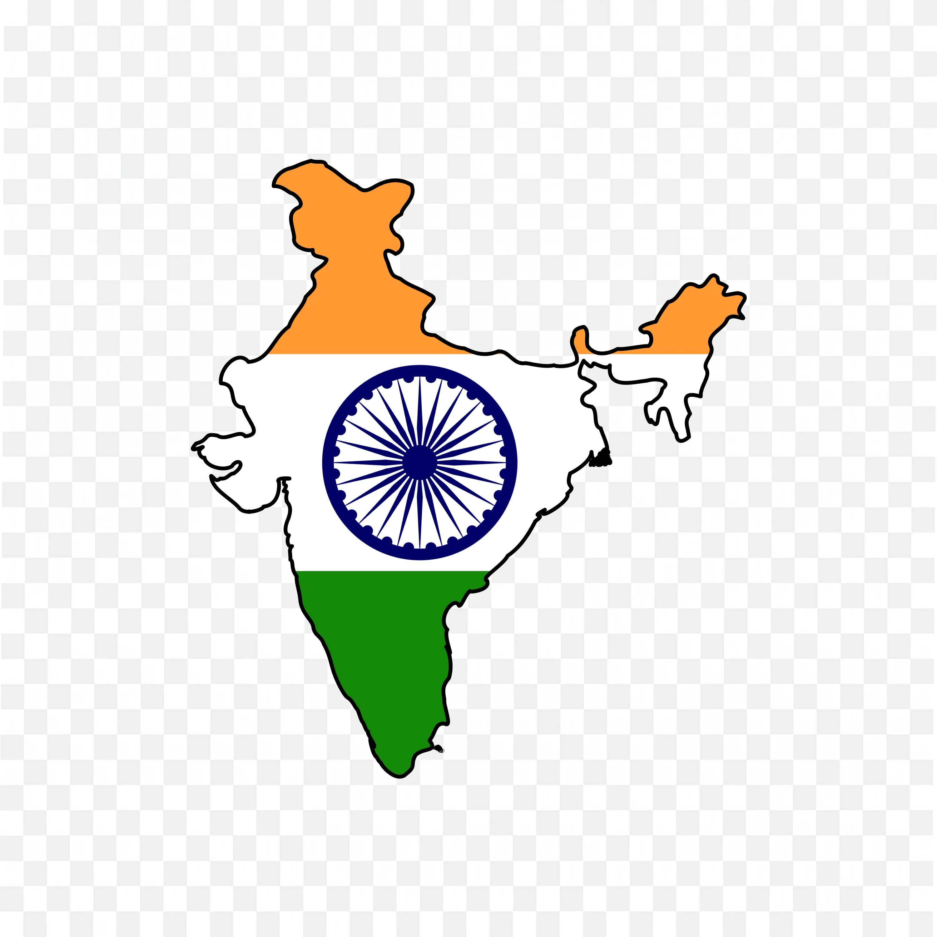 Boy Holding Indian Flag Wishing Everyone a Happy Republic Day