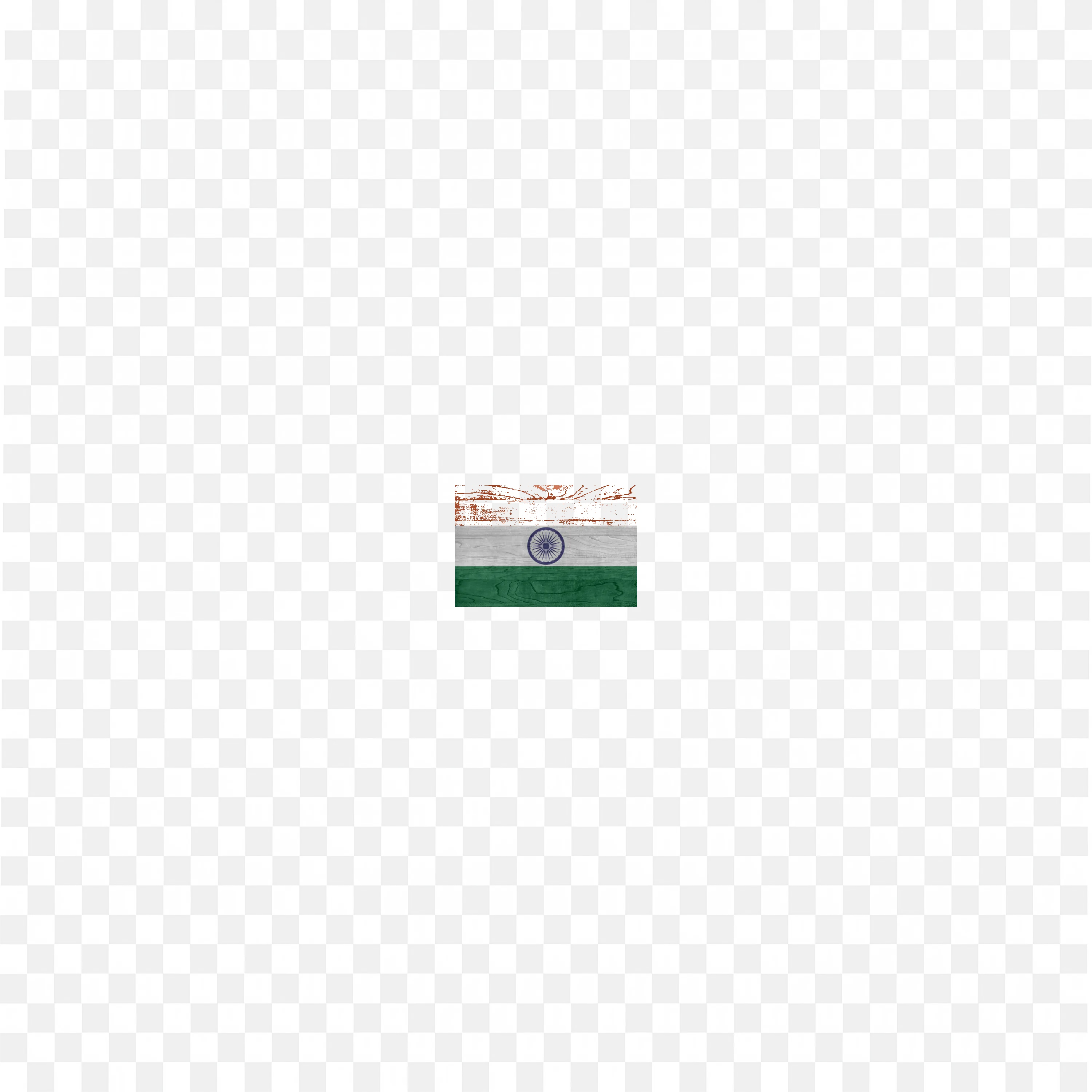 Fabric Texture Indian Flag with Ashoka Chakra PNG Image