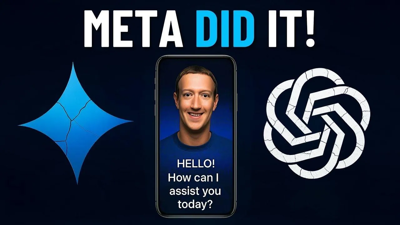 Meta AI App Interface