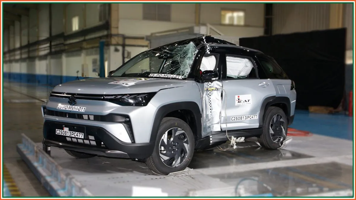 Maruti Victoris Bharat NCAP Crash Test Results 5-Star Safety