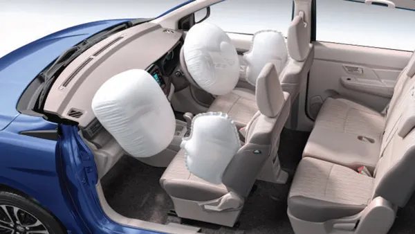 Toyota Rumion safety enhancements six airbags TPMS