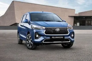 Toyota Rumion interior comfort seven seater layout