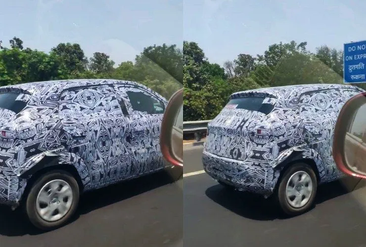 Renault Kwid spied test mule EV or ICE
