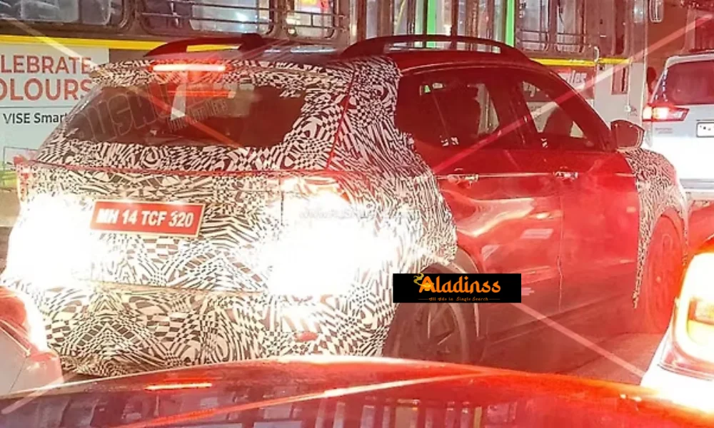 Skoda Kushaq Facelift Spied: LED Tail Lights Update