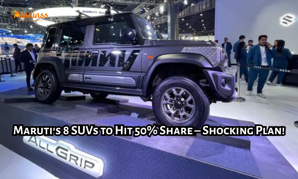 Maruti Suzuki to Launch 8 New SUVs Aiming for 50 Percent Market Share