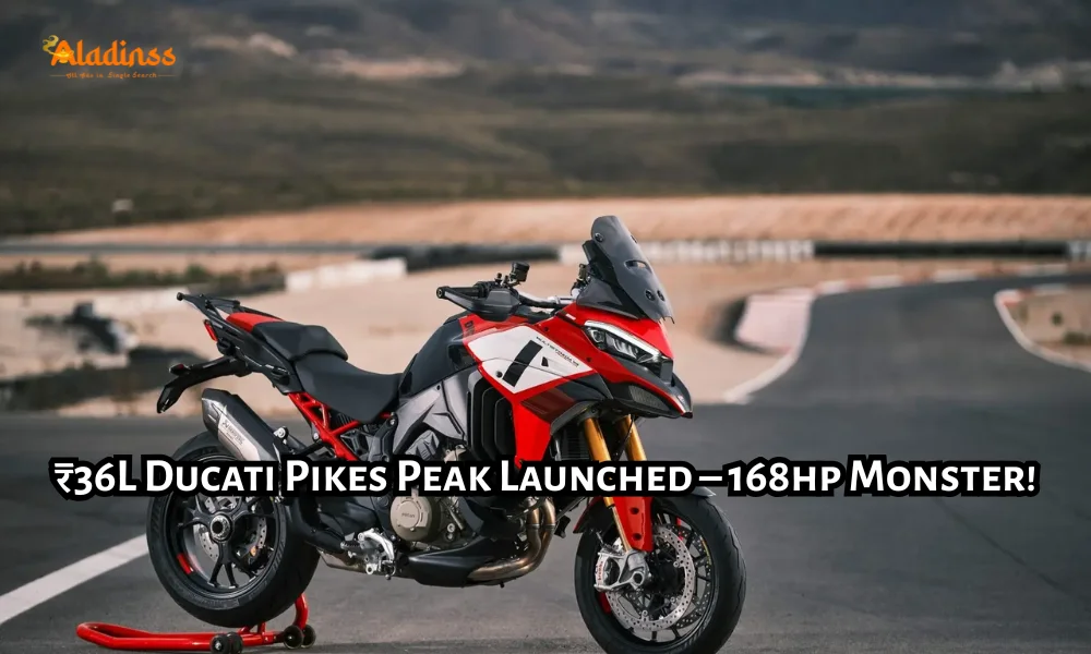 Ducati Multistrada V4 Pikes Peak Launched in India at Rs 3616 Lakh