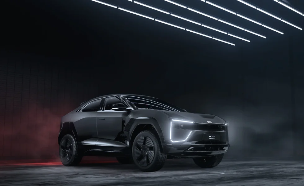 Mahindra BE 6 Batman Edition Side View