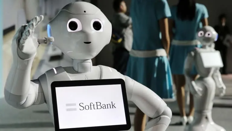 Japan Nikkei record high SoftBank AI robotics surge