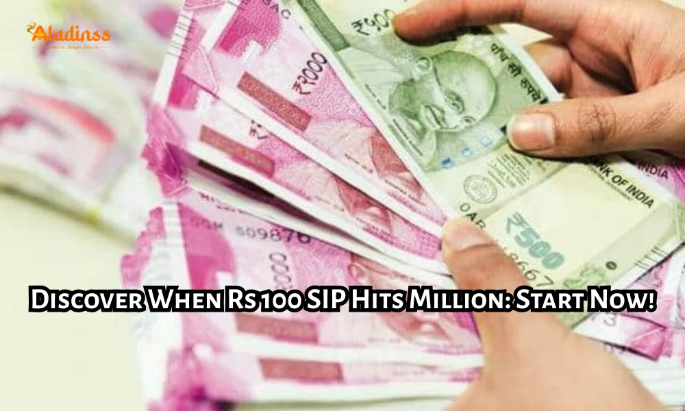How Long It Takes For A Rs 100 Monthly SIP To Reach One Million