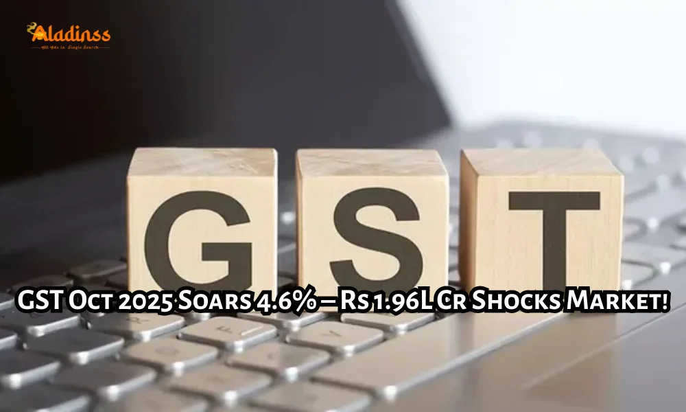October GST Collection Reaches Rs 1.96 Lakh Crore with 4.6 Percent Growth