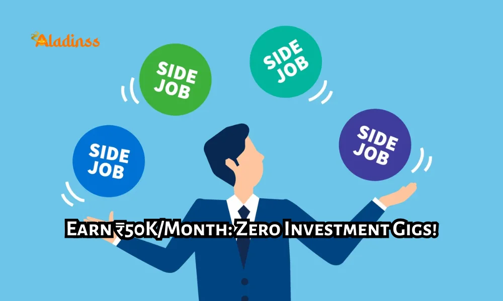 Top High Paying Side Gigs Without Investment in India 2025