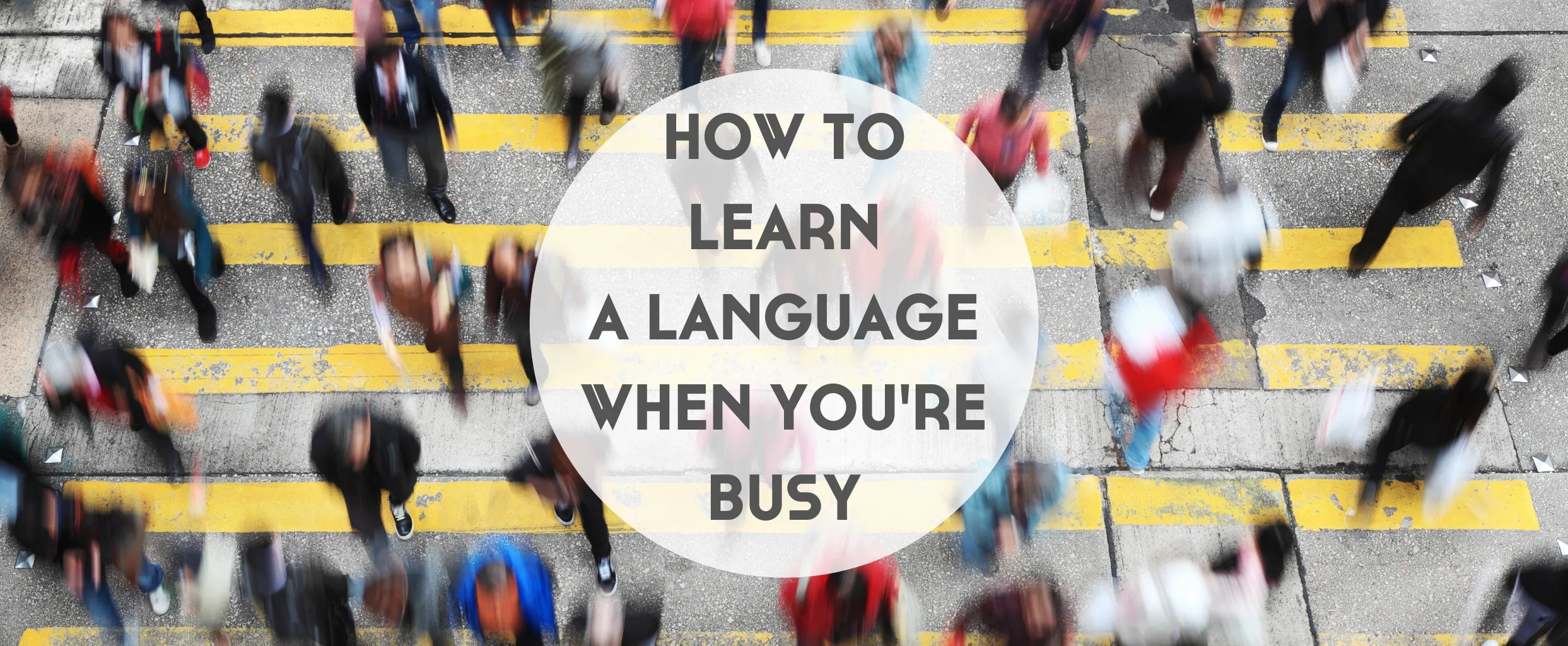 Busy adult learning a new language effectively on a smartphone during a coffee break