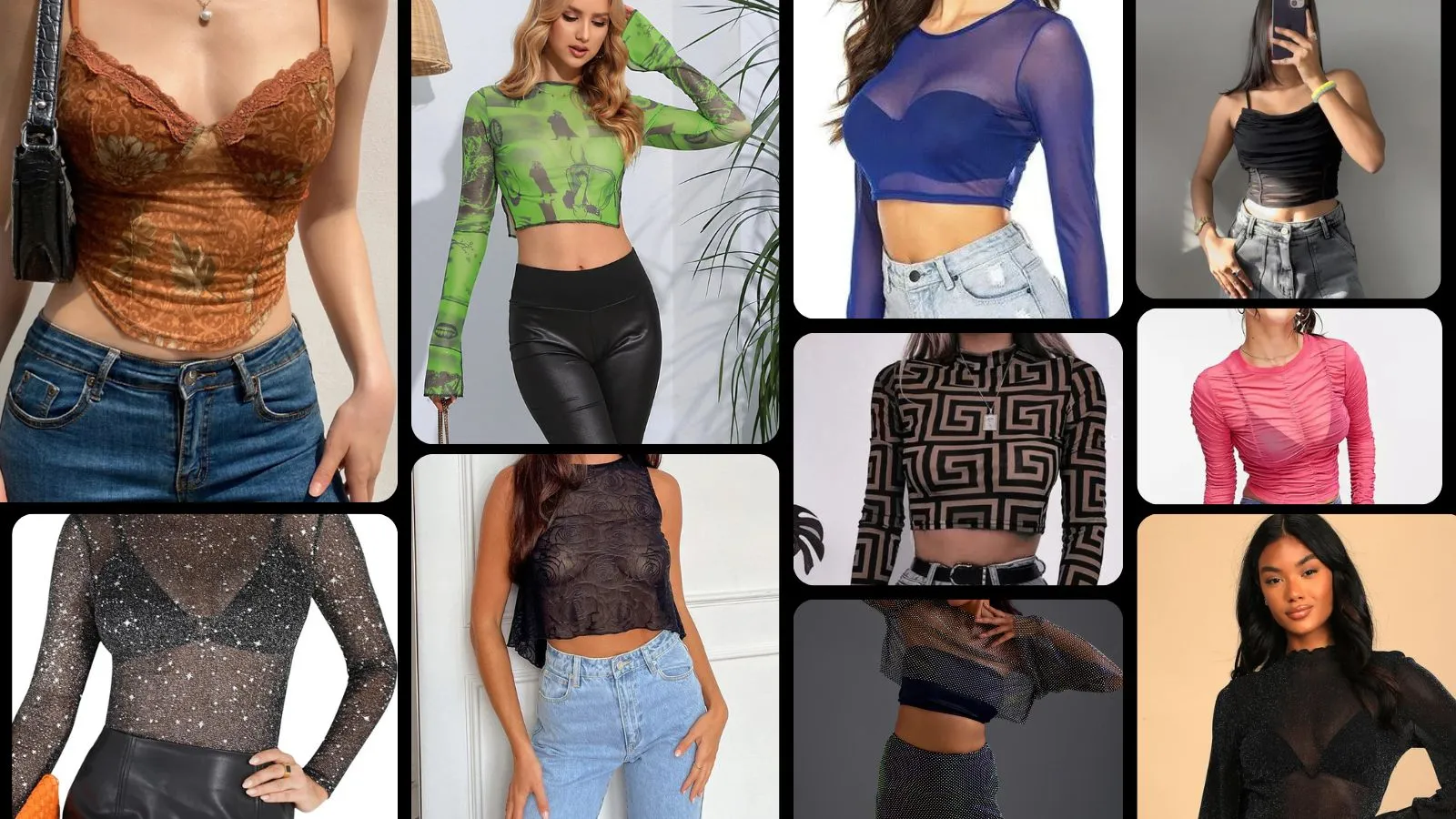Mesh fashion trend styling tips