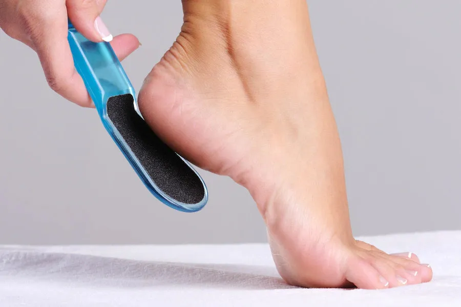 gentle foot exfoliation