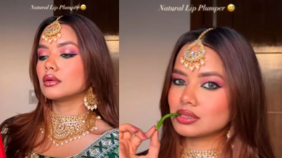 viral green chilli lip plumper
