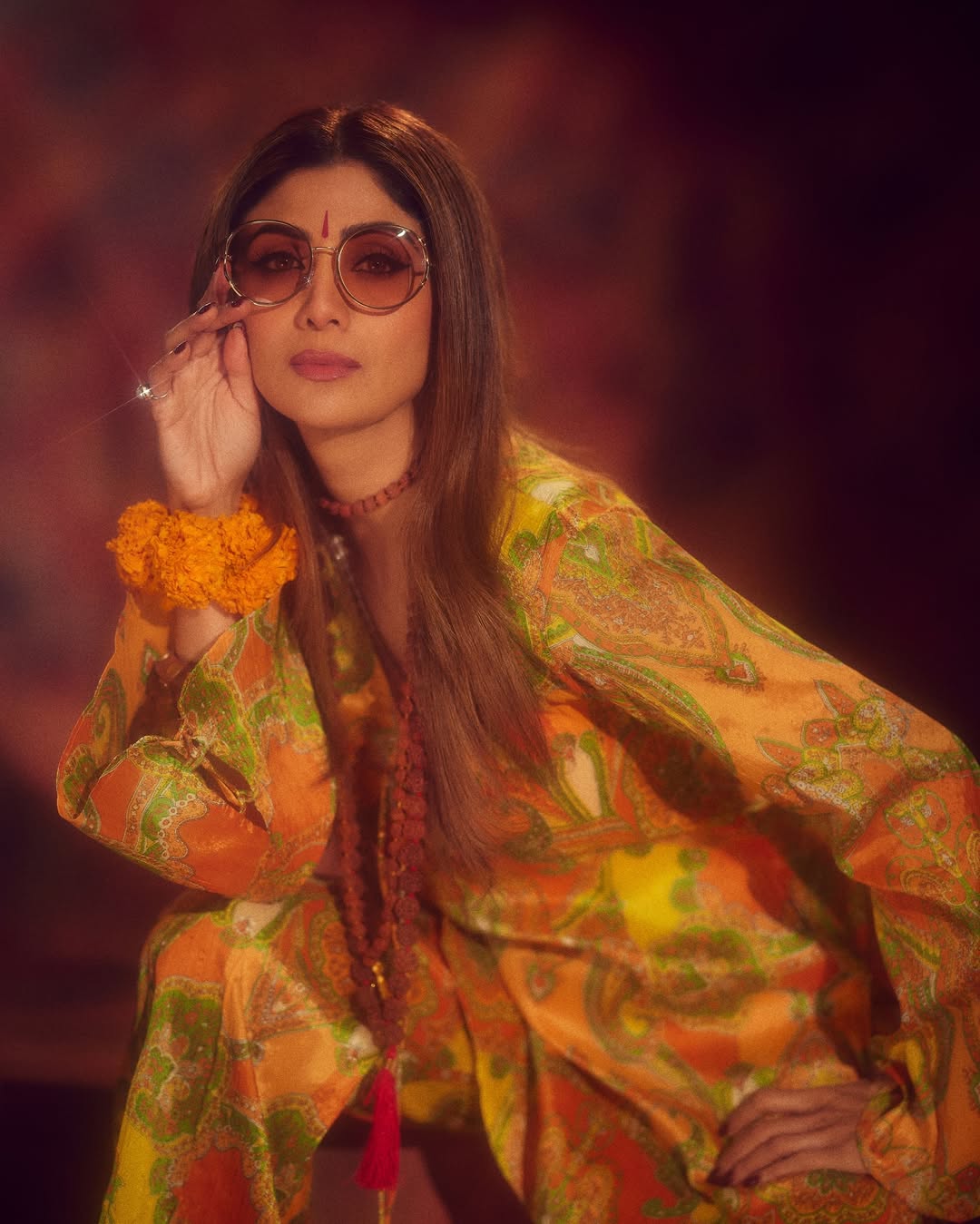 Shilpa Shetty Zeenat Aman Hare Rama Hare Krishna look