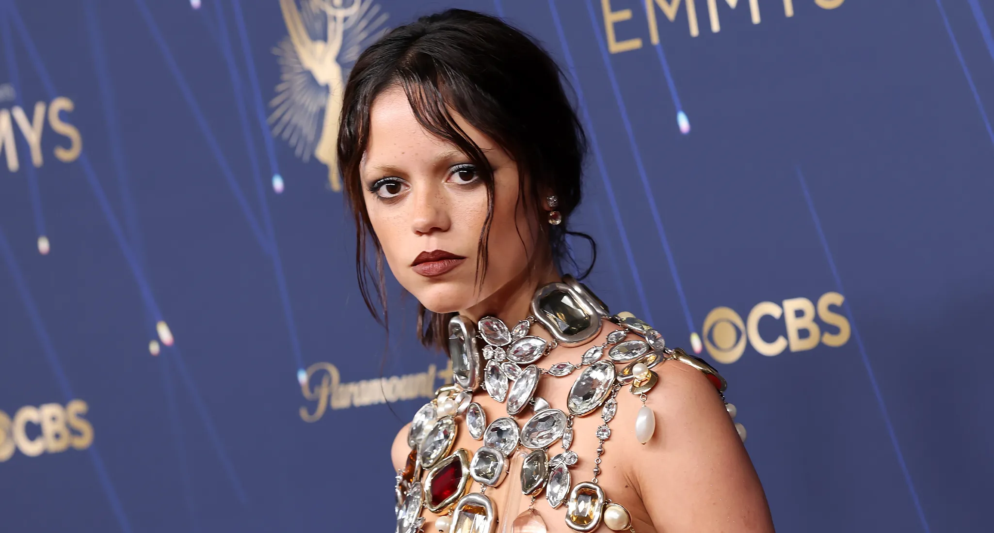 Jenna Ortega’s Daring Givenchy Naked Dress at Emmys 2025