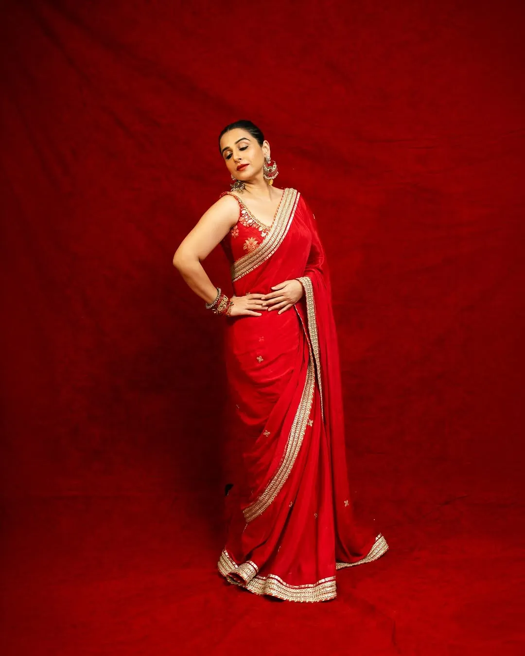 Indian Festive Fashion 2025 Vidya Balan Saree Style