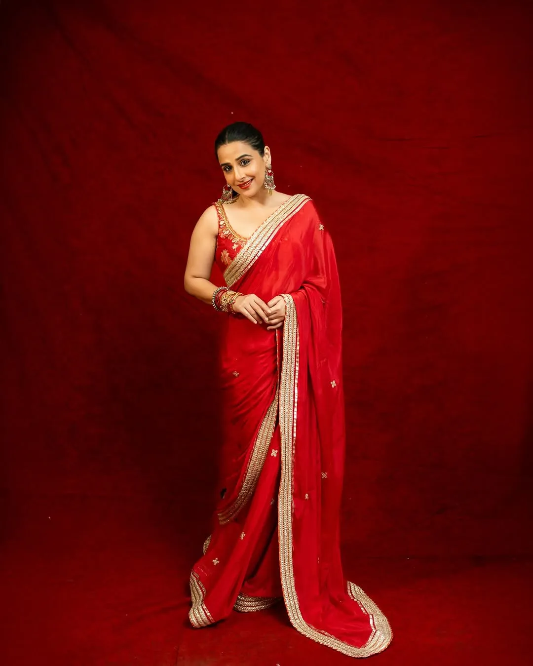 Maa Brahmacharini Styling 2025 by Vidya Balan