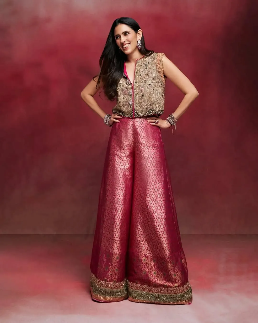 Shloka Mehta Diwali look