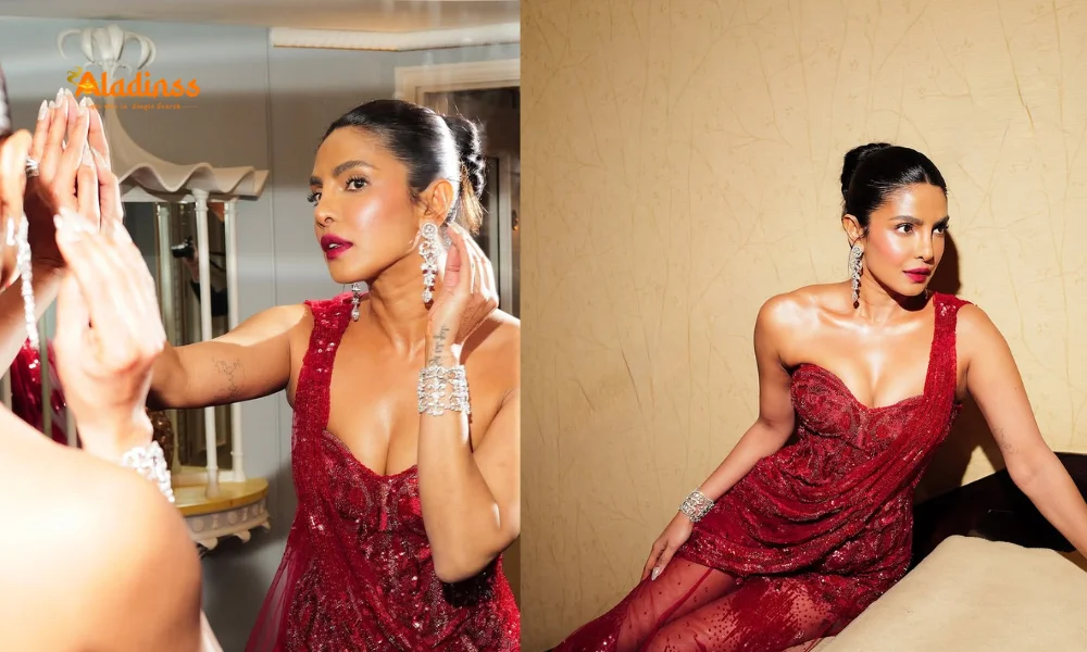 Priyanka's Red Fire at Diwali Ball: Mishra Magic