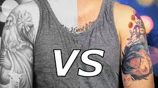 Color vs Gray Tattoos