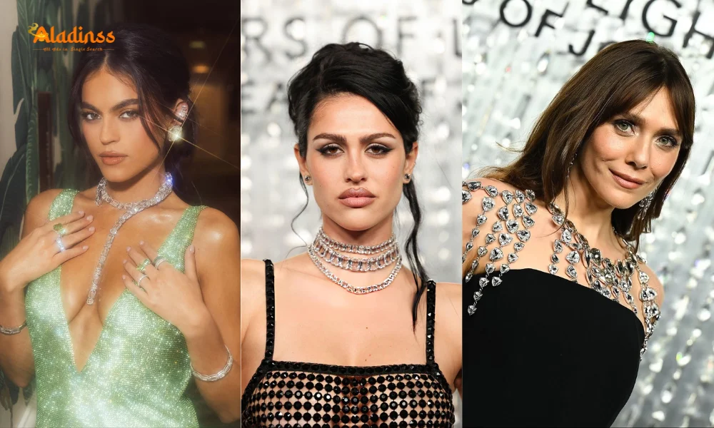 Bling Alert! Elizabeth Olsen’s Crystal OOTN Steals Fall 2025