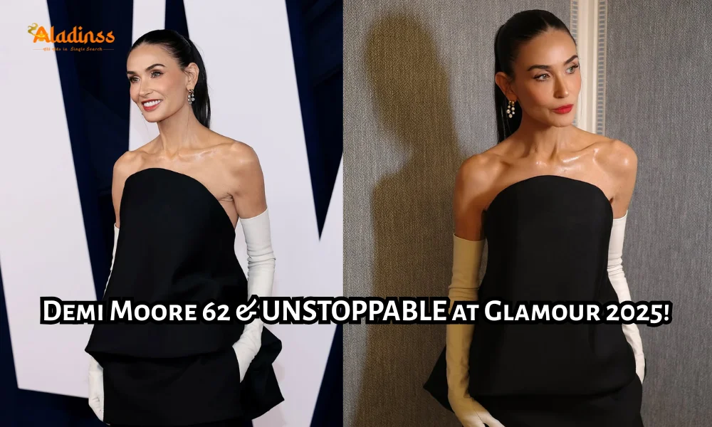 Demi Moore Wins Global Woman of the Year in Balenciaga 2025