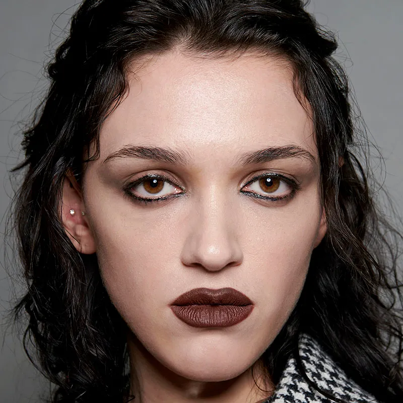 soft goth makeup trend 2025 Jenna Ortega