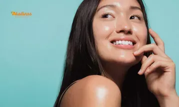 Rice water and aloe vera pack for glass skin