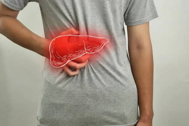 Child eating junk food and liver health concern