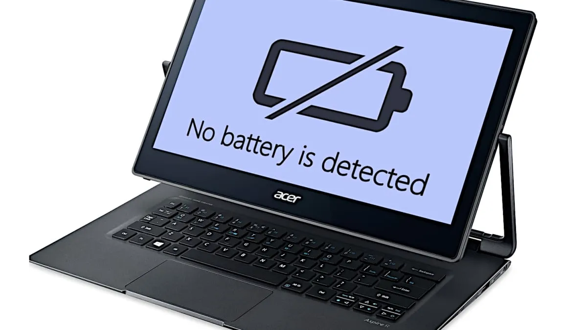 Fix No Battery Detected Error