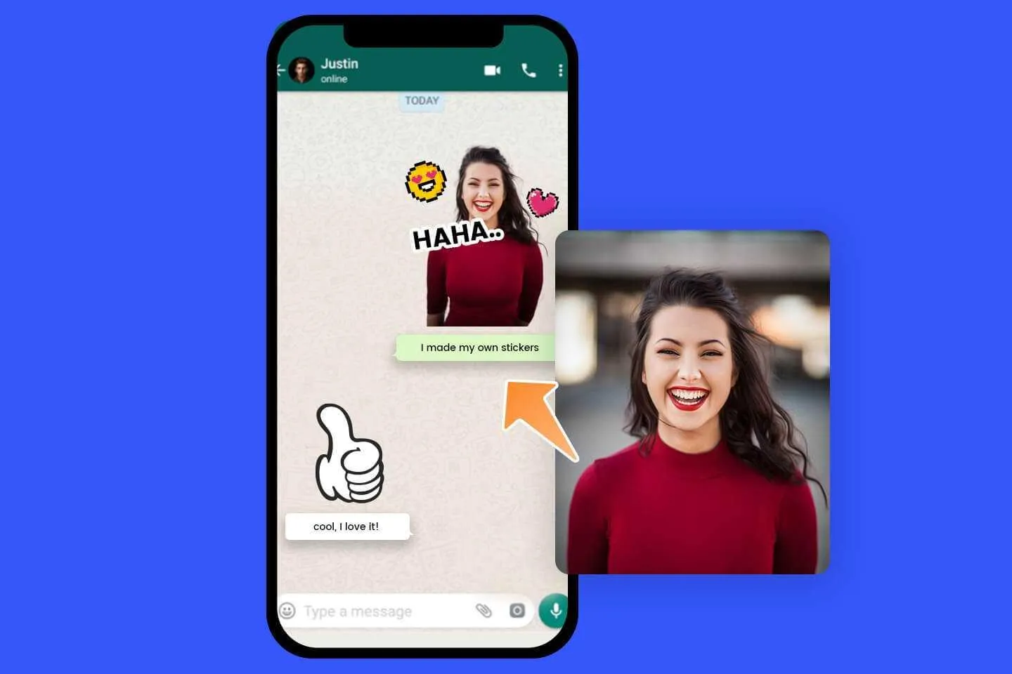 Create WhatsApp Stickers without Apps