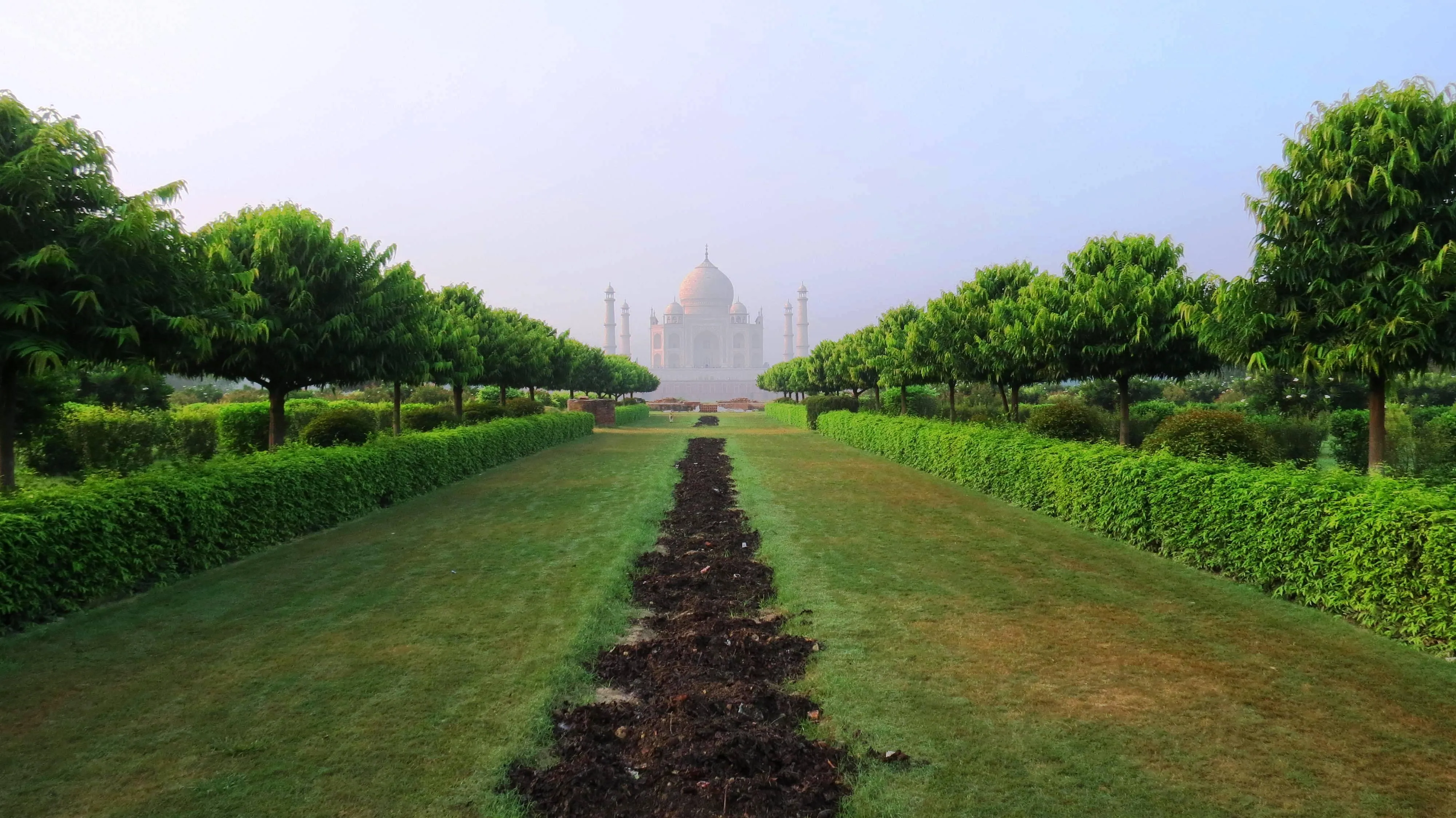 Taj Mahal from Mehtab Bagh Garden