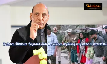 Defence Minister Rajnath Singh outlines befitting response to terrorists