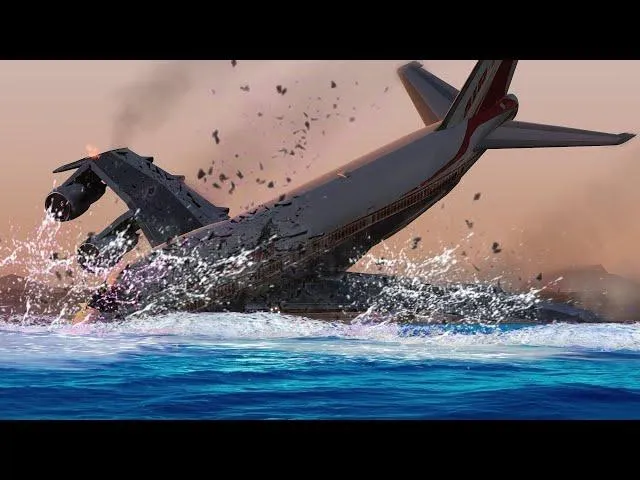 India Plane Crash Scene