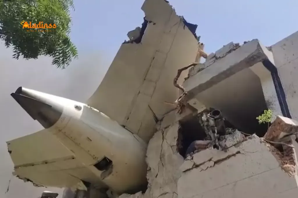 India Plane Crash Scene