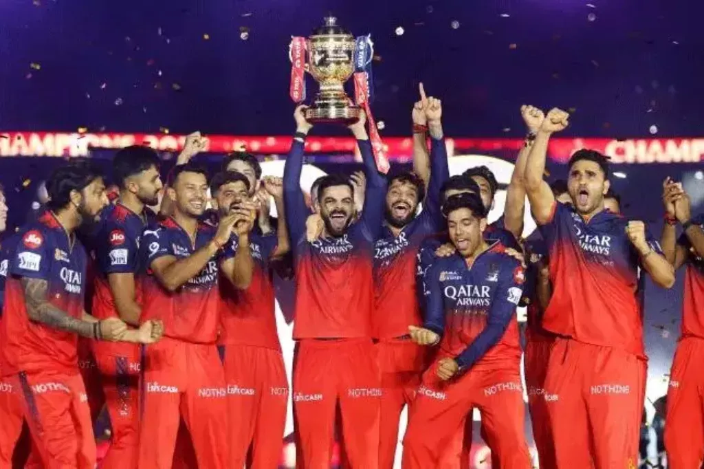 RCB wins IPL 2025 trophy