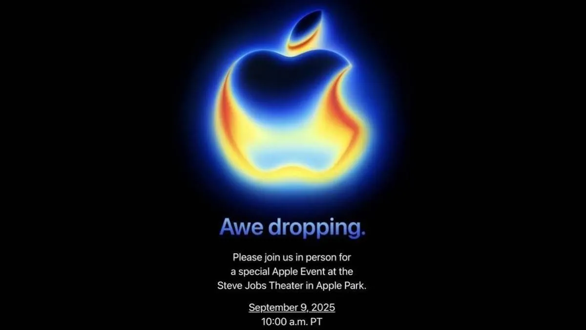 iPhone 17 Awe Dropping event invite