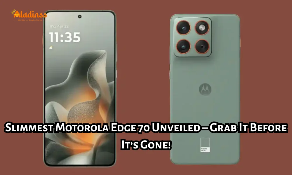 Motorola Edge 70 Launched with Slim Design and Snapdragon Chip