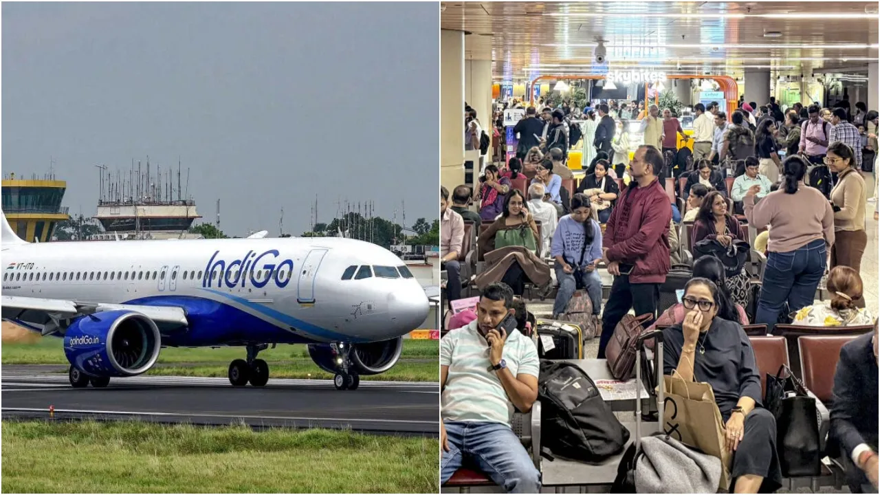 IndiGo flight astrology update waiting at airport