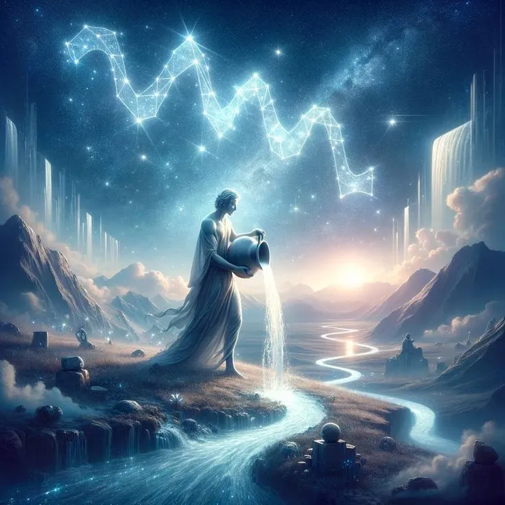 Night sky magic for Aquarius