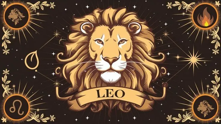 Leo zodiac symbol with notebook under sunlight